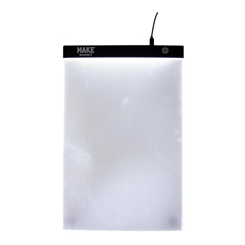 Make Market Light Pad, Adjustable Diamond Art LED, White/Black, 11