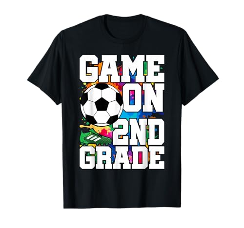 Soccer Game On 2nd Grade Back To School Cute Sports Boys T-Shirt