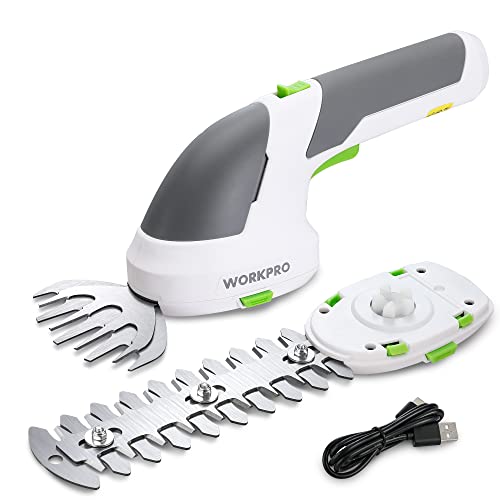 [安全ボタン進化]WORKPRO 芝生バリカン ガーデンバリカン 生垣バリカン...