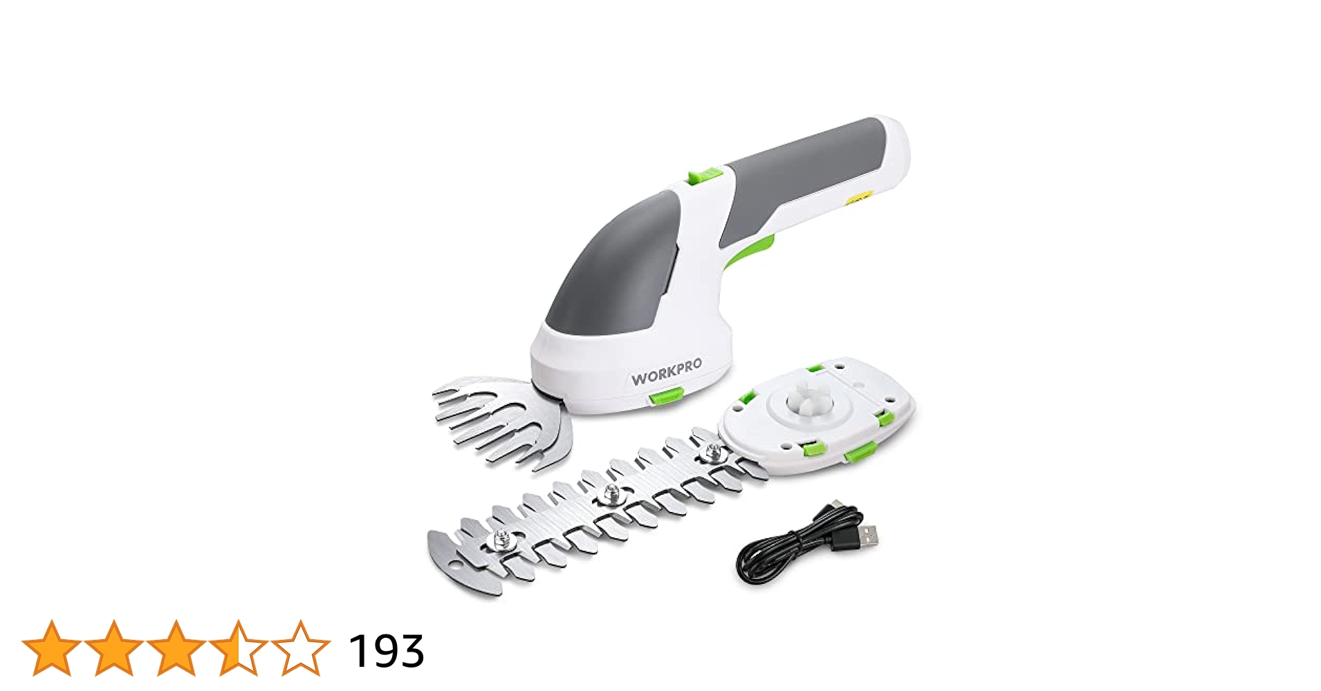 芝生バリカン ガーデンバリカン 生垣バリカン 芝刈り機 一台二役 コードレス② Amazon | 【三重安全ロック】 WORKPRO 芝生バリカン ガーデン