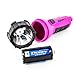 Dorcy 55 Lumen Floating Water Resistant LED Flashlight with Carabineer Clip, Pink ( 41-2509)
