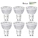Produktbild Elrigs GU10 dimmbare LED Lampe, 5W Reflektor, ersetzt 50W Halogen, Warmweiß(3000K), 500 Lumen, 6er Pack