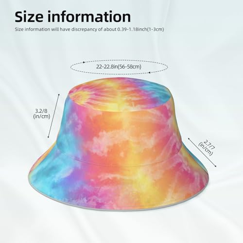 Image of Bucket Hat Double-Side-Wear Reversible Sun Hat Beach Travel Hiking for Women Men