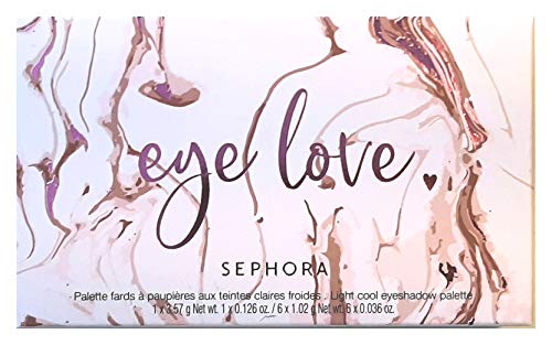 Sephora Collection Eye Love Eyeshadow Palette In Light Cool,Powder #TOP6