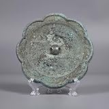 FENNYYAR Antikes Bronze-Spiegel-Ornament, 15,5 cm, dekoratives Sammlerstück für Zuhause