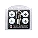 Team Golf NFL New Orleans Saints Regulation Size Golf Balls (4 Count) & Divot Tool with Removable Double-Sided Magnetic Marker
