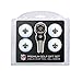 Team Golf NFL New Orleans Saints 4 Golf Ball And Divot Tool Set Regulation Size Golf Balls (4 Count) & Divot Tool with Removable Double-Sided Magnetic Marker