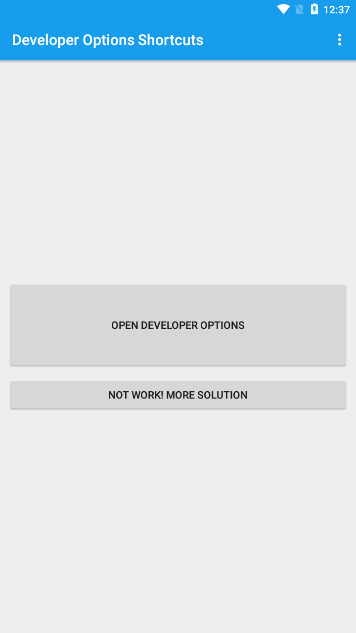Developer Options Shortcut - App on Amazon Appstore
