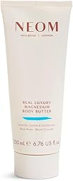 NEOM Real Luxury Magnesium Body Butter, 200ml I Lavender, jasmine and sandalwood blended along with 19 other essential oils I Nourish and Soften Skin