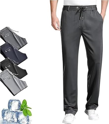 Leenfort Mens Stretch Pants, Quick Drying Pantes, Menes Slacks, Sweatpants with Pockets, Business Casual2