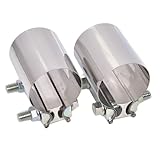 Elifecenter 2 inch Exhaust Clamps, 2
