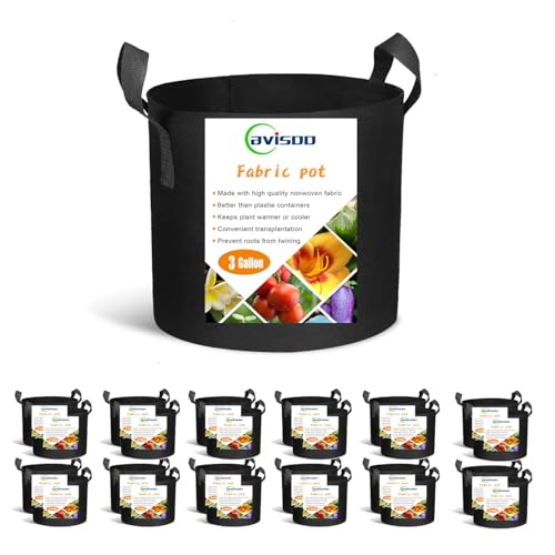 Cavisoo 3 Gallon Grow Bags