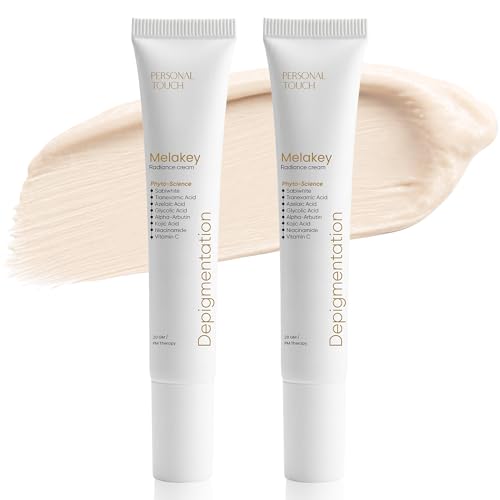 Image of Personal Touch Melakey Radiance Cream for Hyperpigmentation & Melasma | Pigmentation Removal Cream | Pigmentation Cream for Men & Women | 5% Azelaic Acid | Dark Spot Corrector with Glycolic Acid & Niacinamide for Even Skin Tone | 40gm