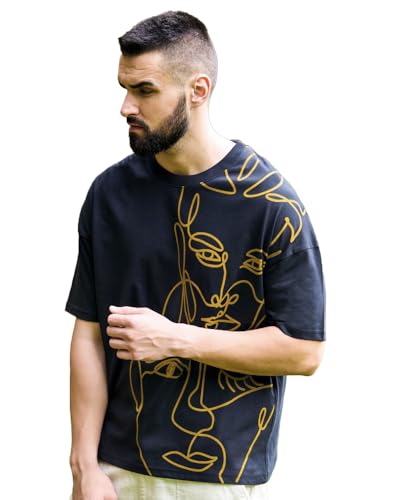Image of Noble Monk Men's Cotton Blend Modern Fit T-Shirt