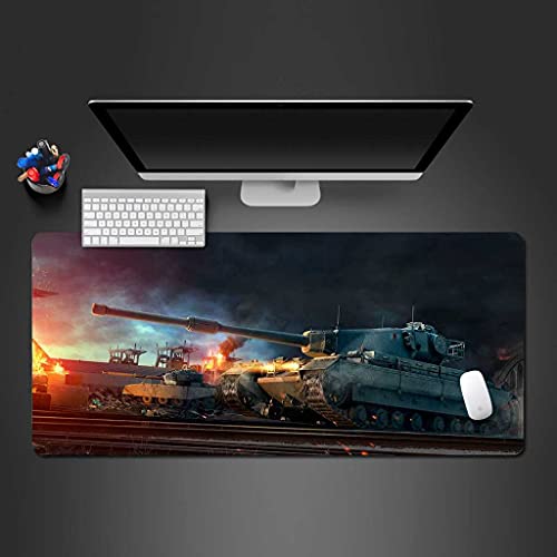 Tapis de souris gaming XXL antidérapant grand sous-main de bureau