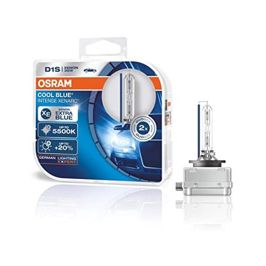 OSRAM Xenarc 5500K D1S CBI Cool Blue Intense Bulbs 66140CBI HID Xenon Duo Pack (w/ TRUST code) by ALI - PAIR