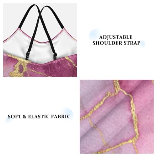 susiyo Watercolor Clip Art Girls One Piece Swimsuits with Adjustable Straps Bathing Suits for 3-10 Years Old3