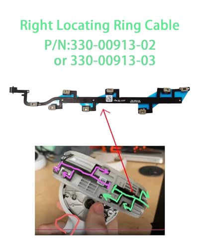Image of Hupaivrmrar Right Locating Ring Flex Cable For Meta Oculus Quest 2 VR Handle Controller cable Repair Replacement Part Accessories Number 330-00913-03 330-00914-04 RH