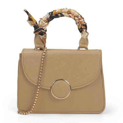 Image of Mochi Women Formal PU Soft Body Lock closure Solid Sling Bag with 1 Pocket and 1 compartments