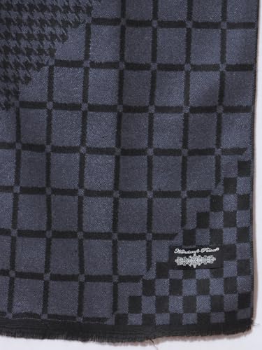 Image of Ravaiyaa - Attitude is everything Men's Reversible Stripe Pattern Winter Wool Scarf, Muffler 72 inchx12 inch Inch