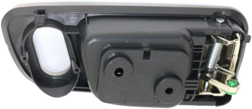 For Honda Pilot 2003-2008 Door Handle Driver and Passenger Side | Pair | Front | Interior | Dark Gray Bezel With Chrome Lever | With Door Lock Hole | All Submodels | Plastic | 72165S9VA01ZE, 72125S9VA