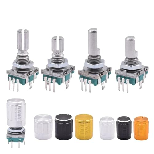 Encoder rotatorio EC11 de 20 posiciones interruptor digital con eje de ciruela de 20mm 3