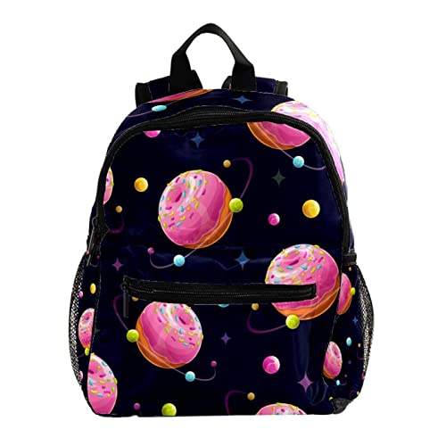 Sac à dos pour enfants motif donuts et plantes idéal petit sac de voyage mixte