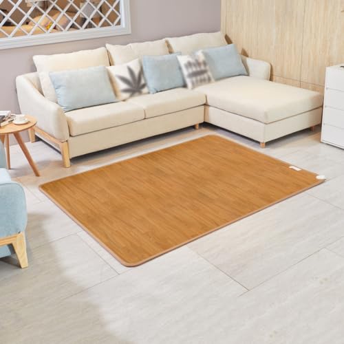 Alfombrillas térmicas portátiles para el suelo con temporizador seguro