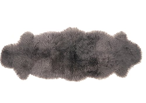 Tapis en peau d'agneau véritable Kaiser 185x60 cm d'une douceur d'exception