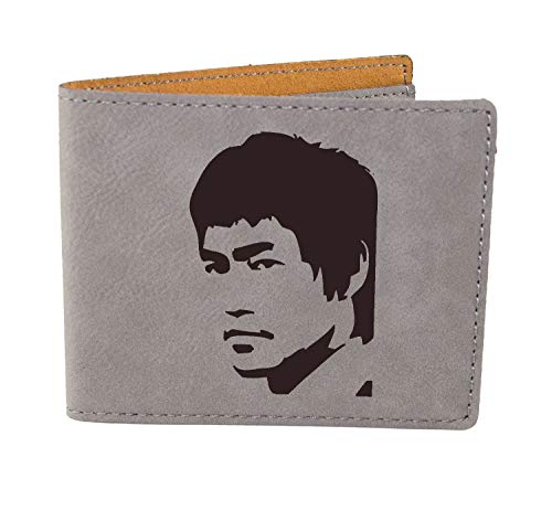 ANGIEHAIE Lee Laser Engraved Vegan Leather Wallet, Personalized Custom Gifts