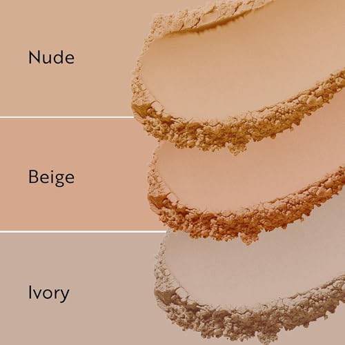 M. Asam MAGIC FINISH Satin Compact Powder Nude (9g) - Seidiges Puder Make-up mit Vitamin E & Hyaluron, perfektes Finish, talkfrei, vegan, ideal für Contouring & Makeup