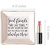 PUDDING CABIN Birthday Gifts for Friends Female Ring Trinket Dish - “Good Friends Are Like Stars You Don't Always See Them But You Know They Are Always There” Friendship Gifts for Women Friends