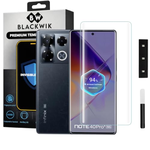 Image of Blackwik UV Tempered Glass for Infinix Note 40 Pro /Note 40 Pro Plus|1-Pack