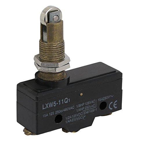 Micro-interrupteur LXW5-11Q1 - 3A, 1NO+1NC+1COM, Actionneur à Galet Parallèle, AC/DC