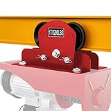 Acemaker 1 Ton Electric Hoist Trolley, I-Beam Trolley for PA600 to PA1000 Electric Hoist, 2.68in - 4