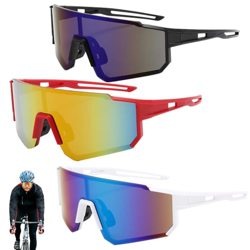Gafas de ciclismo polarizadas, gafas de deporte, gafas de ciclismo para hombre, mujer, gafas de ciclismo de protección UV400, gafas de sol deportivas para ciclismo, motocicleta, carreras, esquí