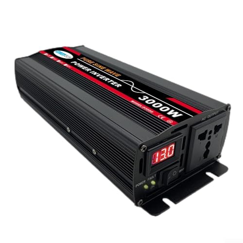 SPORTARC 3000W Pure Sine Wave Power Inverter for Solar Panel, Home(24V转220V)