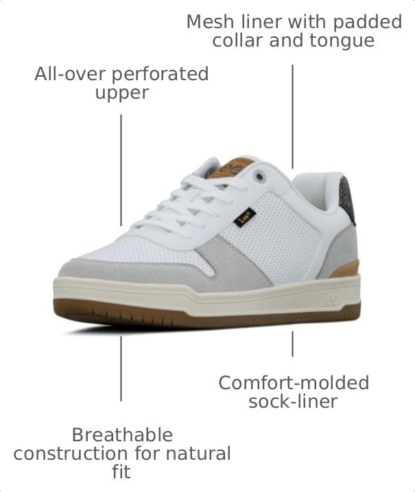 Image of Lee Men's Specter Retro Court Sneaker