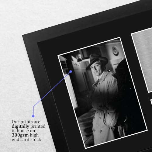 Autógrafo de Robert Mitchum enmarcado A4 para fans que buscan memorabilia 4