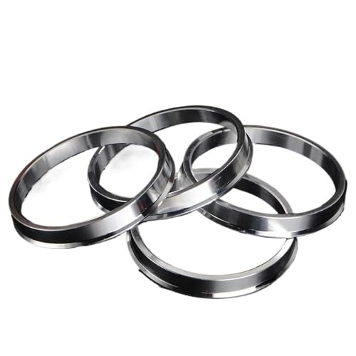 Anneaux de moyeu aluminium lot de 4 bagues de centrage pour corriger l'alésage de roue