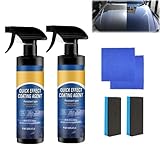 Quick Effect Coating Agent for Car, Car Coating Spray, Persistent Type Fast Coating Protection, Car Scratch Wax Polish Spray (2pcs)