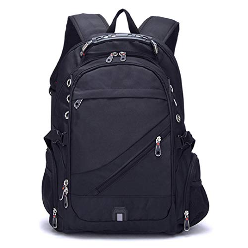Oxford Mochila Suiza de Carga USB de 17 Pulgadas portátil Hombres de Viaje a Prueba