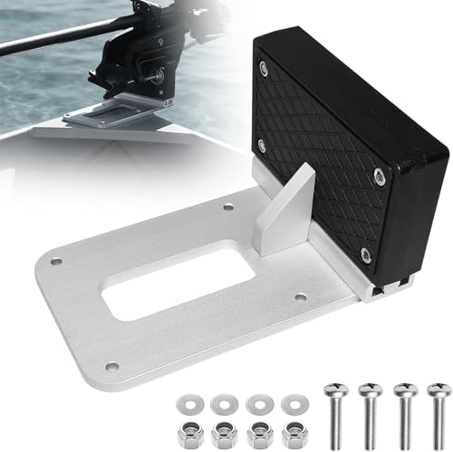Universal Kayak Trolling Motor Mount Transom BracketFit Flat Stern Kayaks Heavy Duty Stable Motor Holder Easy Installation Only for Electric Trolling Motors Not for Any Outboard Engines
