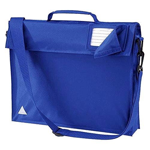 Quadra Junior Book Bag with Strap in Bright Royal