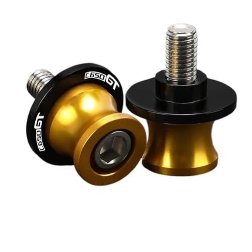 Motorrad 8MM Schwingenspulen Hinterständerschrauben Schieber FÜR B C650GT 2011 2012 2013 2014 2015-2023 2024(Gold)