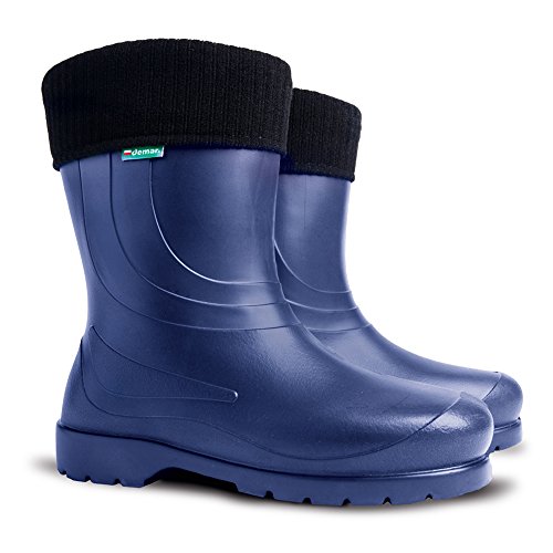 DEMAR leichte Eva Gummistiefel gefüttert Laura (39, dunkelblau)
