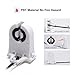 20-Pack JACKYLED Screw Type T8 Lamp Holder with Wires UL Non-shunted Tombstone Light Socket for LED Fluorescent Tube Replacements