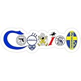 Big Lens store Coexist, 2nd Amendment, Guns, Love Stickers (3 Pcs/Pack)
