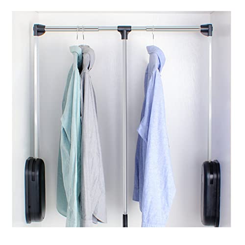 Tringle de penderie relevable et réglable avec mécanisme hydraulique robuste - 2