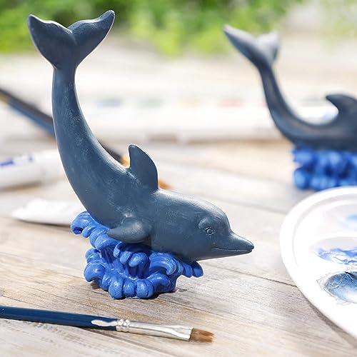 image for Bright Creations Ceramic Painting Kit for Adults - Dolphin Figurines t